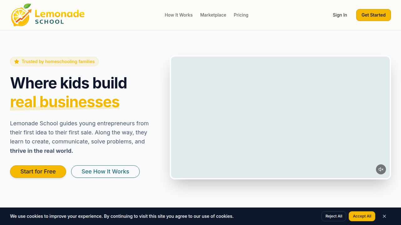 Lemonade School — Where Kids Build Real Businesses